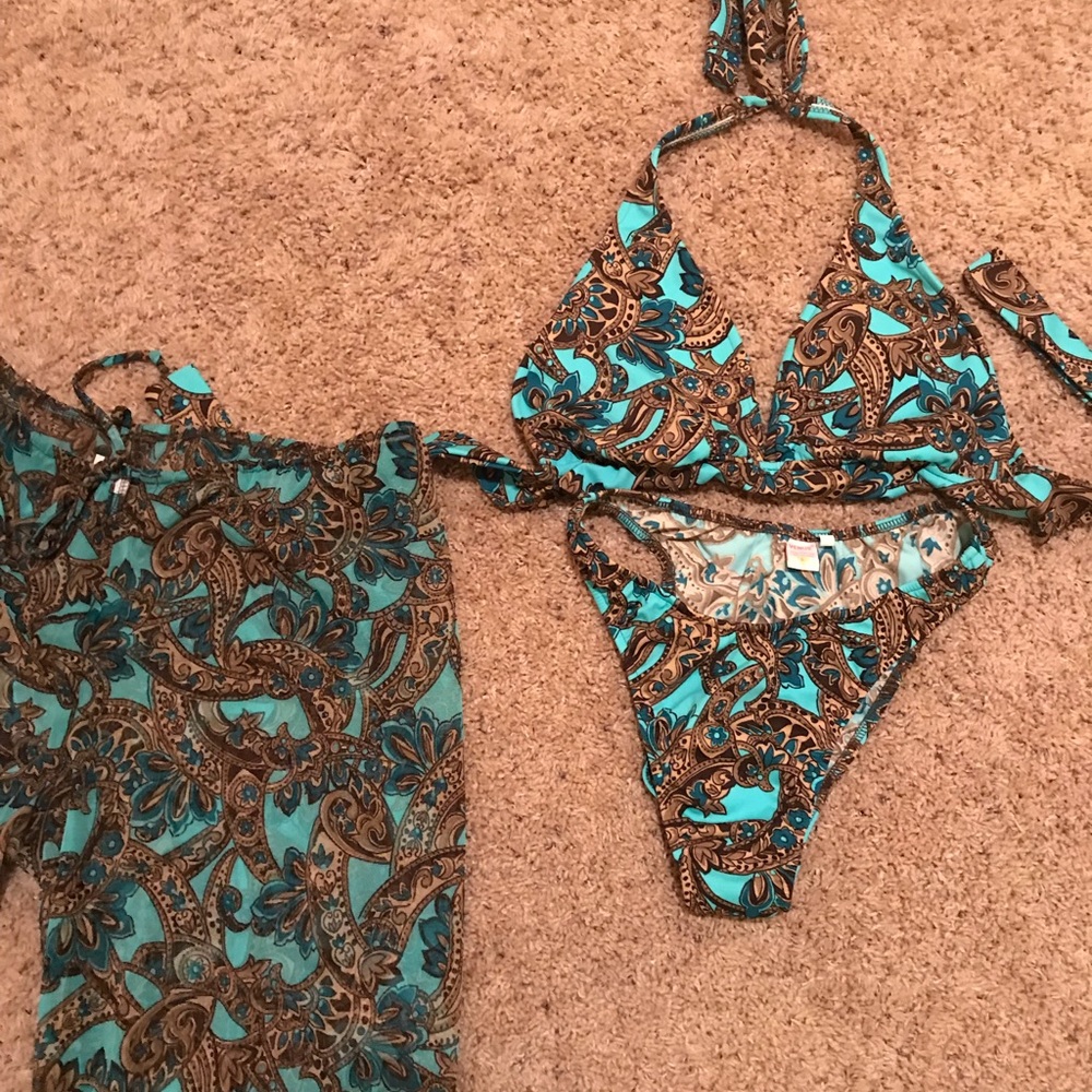 Venus bikini with pant cover up large